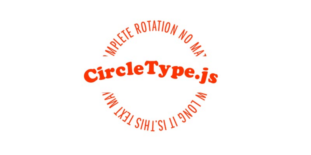 Circular text elements using CircleType.js in Webflow