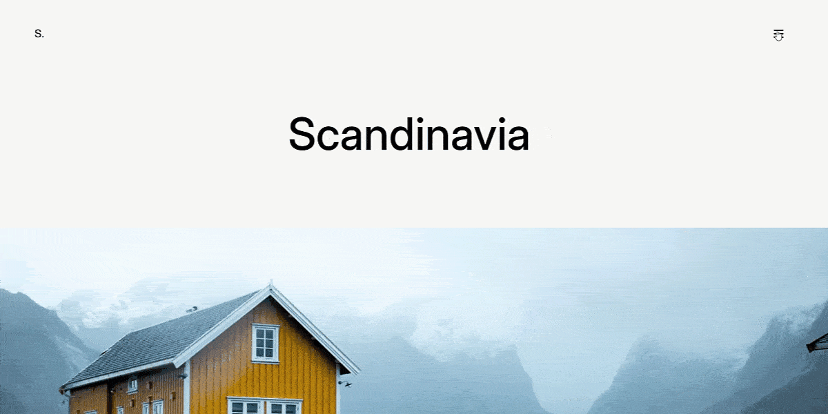 Side Menu Takeover Interaction