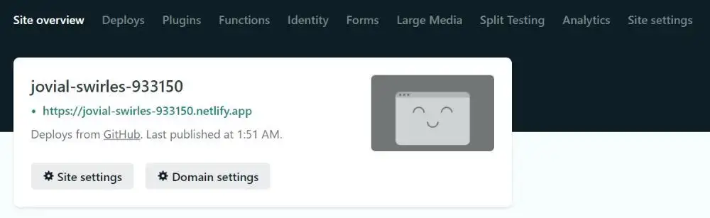 Netlify deployment finished