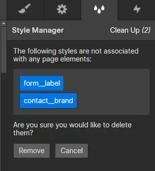 CSS clean up in Webflow