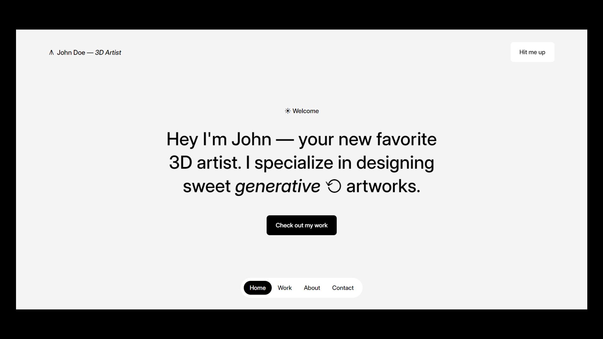 Exhibit Portfolio Template