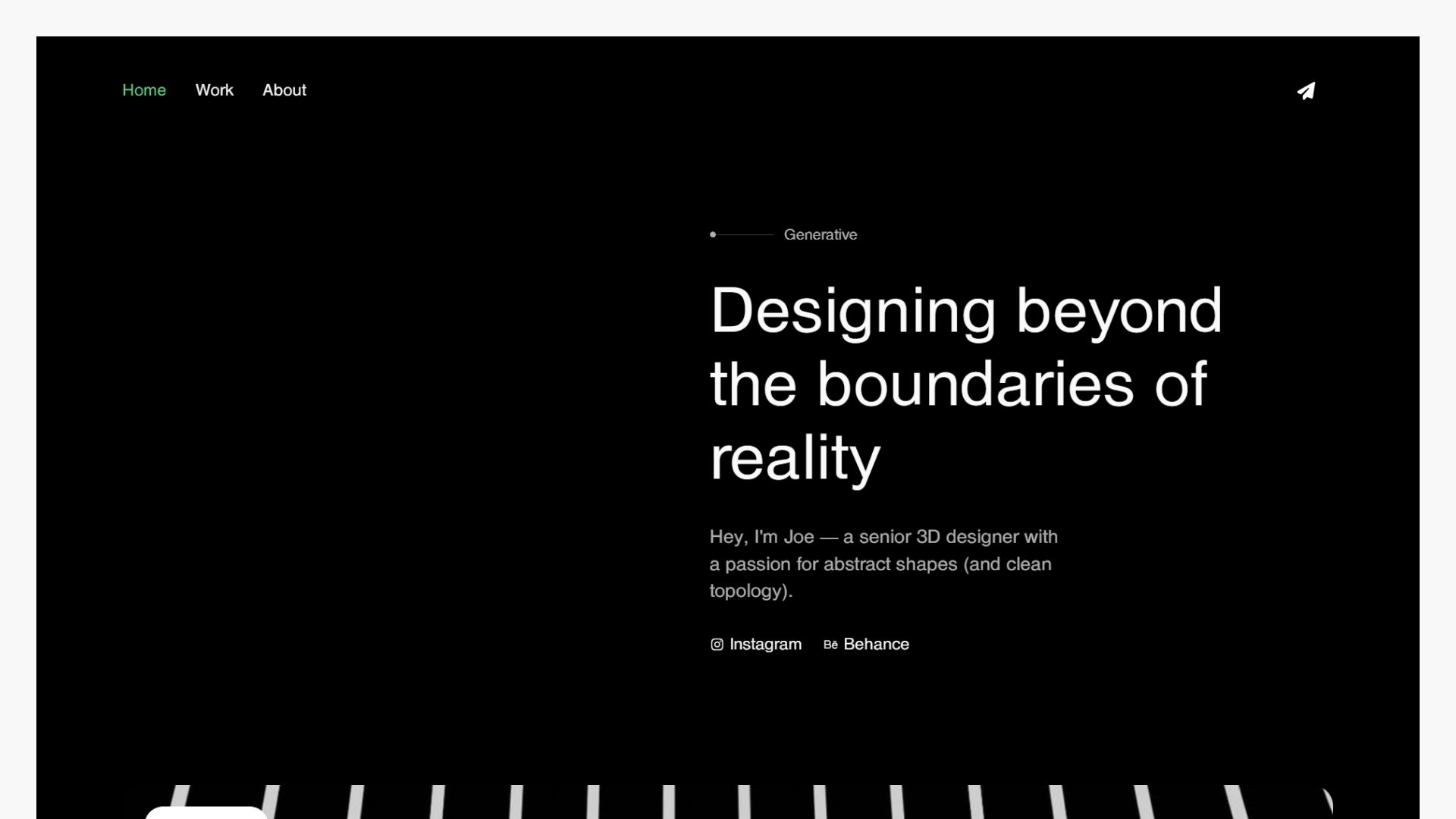 Generative Portfolio Template